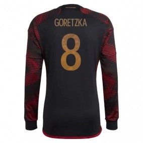 Tyskland Leon Goretzka 8 2023/2024 Borta Fotbollströjor Långärmad